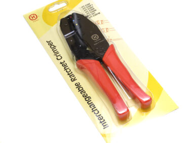 Crimp Tool for Insul. Terminals - w/Ratchet, Adj, AWG20-10