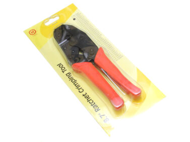 Crimp Tool for RF Connectors - RG59/6 Hex - w/Ratchet