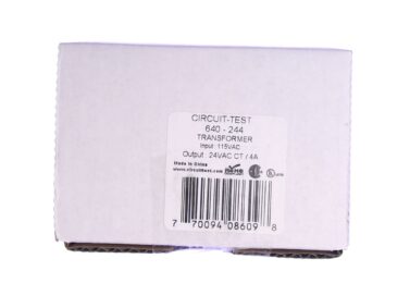 AC/AC Transformer - 115VAC to 24VAC, 4A CT, Leads, Chassis mt