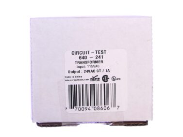 AC/AC Transformer 24 VCT / 1A CSA