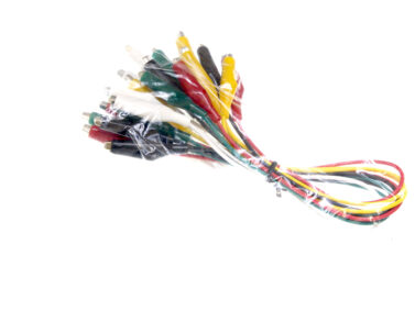 Test Leads, Med. Clip - 2x5 cols, 10/pk