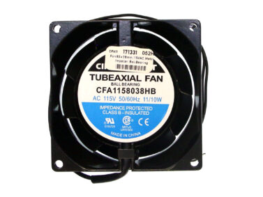 Fan 80x38mm, 115VAC, Metal Impeller, Ball Bearing