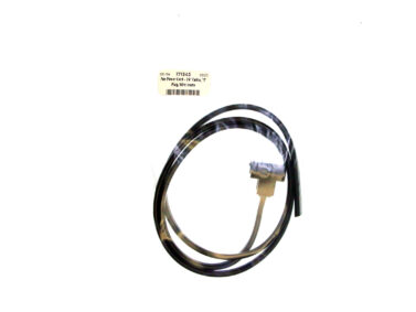 Fan Power Cord - 24" Cable, "T" Plug, Wire leads