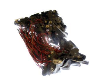 9V Battery Clip - Molded, Heavy Duty, Pkg/100
