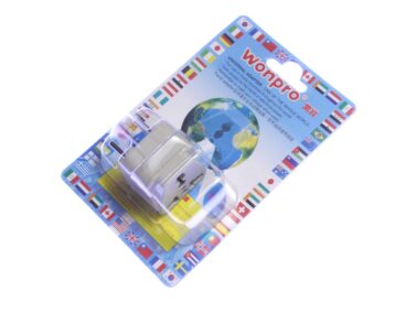 AC Plug Travel Adapter, 2 Conductor - For use in Europe