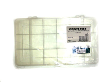 Plastic Parts Box 215 x 120 x 35mm Parts Box, 18 Sections