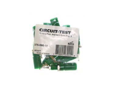 Heavy Duty Binding Post Plastic, Green, Pkg/10