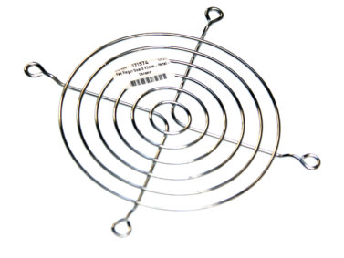 Fan Finger Guard 92mm - Metal - Chrome