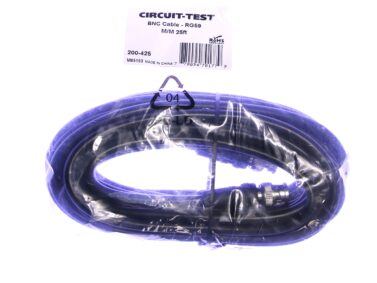 BNC Cable RG59U, Male to Male, 25ft