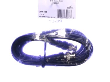 BNC Cable RG59U, Male to Male, 6ft