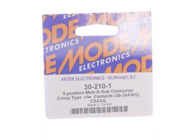9-Pin DSUB, Male - Crimp Type