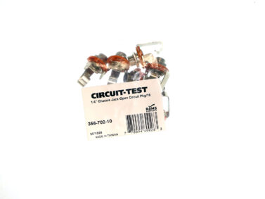 1/4" Phone Mono Jack Chassis - Open CCT, 10/pk