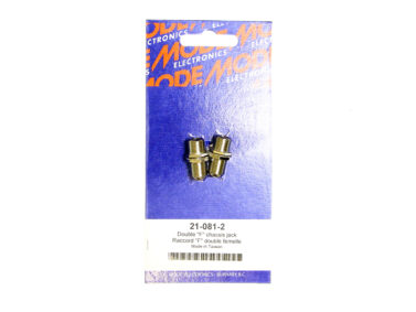 Dbl F Chassis Coax Conn - F81, 2/pk