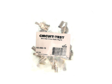 BNC Male Crimp RG58, Pkg/10