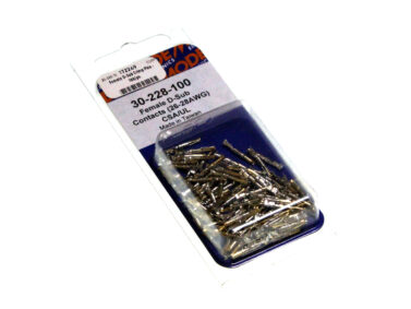 Female D-Sub Crimp Pins - 100/pk