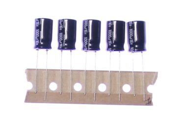 Capacitor, 1000uF/16V - Radial, 5/pk