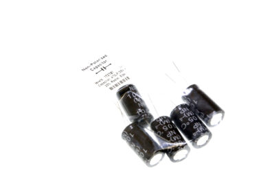 Capacitor, 470uF/35V - 20%, Radial, 5/pk
