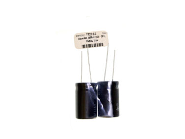 Capacitor, 1500uF/35V - 20%, Radial, 2/pk