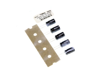 Capacitor, 47uF/50V - 20%, Radial, 5/pk