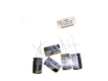 Capacitor, 680uF/35V - 20%, Radial, 5/pk