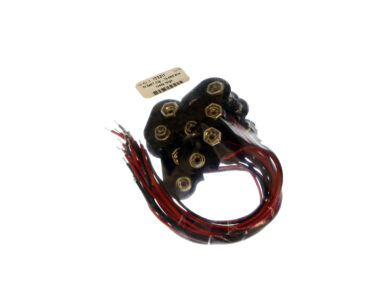 9V Batt T-Clip  - 24 AWG Wire Leads, 10/pk