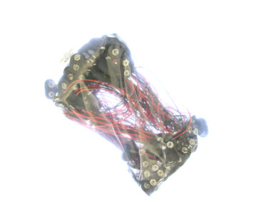 9V Battery Clip "T" - 24 AWG Wire Leads, Pkg/100