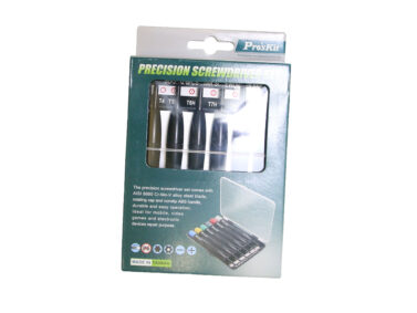 6 Pc Precision Screwdriver Set - Star-Tip - T4, T5H, T6H, T7H, T8H and T9H