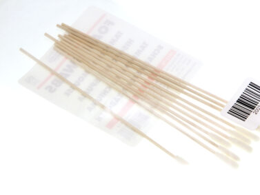 Foam Swabs on 6" Wood Shaft, 10/pk