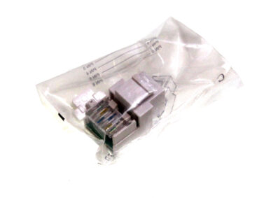RJ12 Keystone Jack, Tool-less, White
