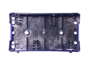 C Battery Holder - 4 Cells, Terminal