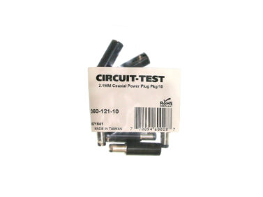 Coaxial 2.1 x 5.5mm Inline Plug, Pkg/10
