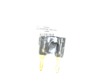 Dual Banana Plugs - Black, Gold Contact