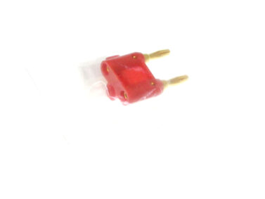Dual Banana Plugs - Red, Gold Contact