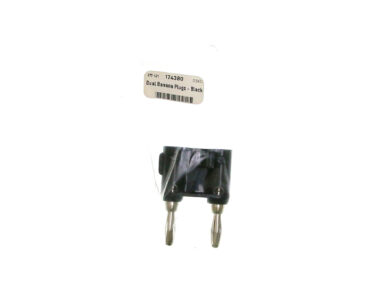 Dual Banana Plugs - Black