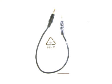 3.5mm Stereo Plug to 3.5mm Plug - Gold, 1ft