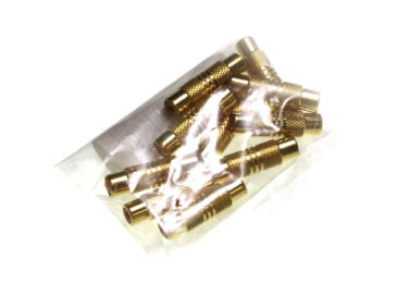 RCA-Jack to RCA-Jack, Metal/Gold, Pkg/10