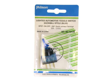 Switch, Duckbill Auto, SPST - Blue Glow 30A/12VDC