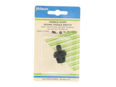 Switch, Round Paddle, SPDT - on-off-on, 6A/125VAC