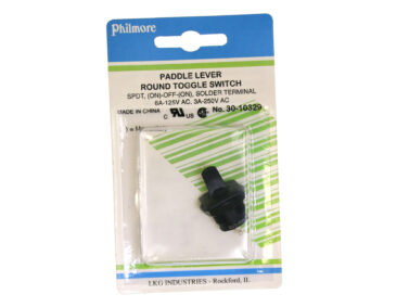 Switch, Round Paddle, SPDT - 6A/125VAC, (on)-off-(on)