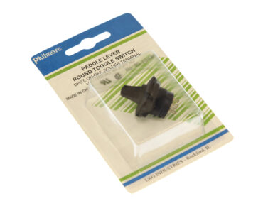 Switch, Round Paddle, DPST - 10A/125VAC