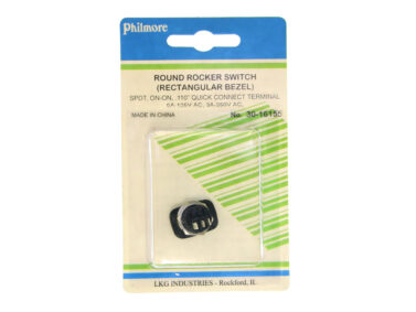 Switch, Round Rocker, SPDT - 6A/125VAC, Bezel Mnt