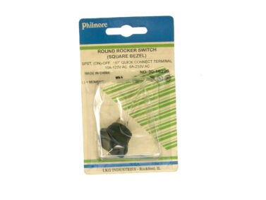 Switch, Rocker, (On)/Off - 10A/125VAC, SPST