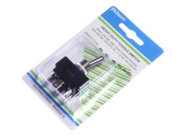 Switch, Bat Toggle, DPDT - 20A/125VAC, on-on