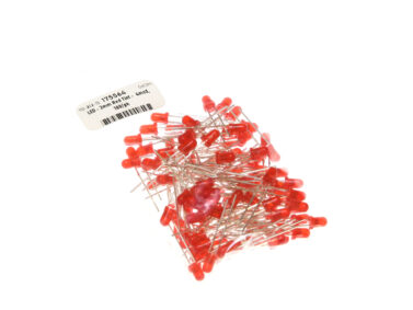 LED - 3mm Red Tint -  4mcd, 100/pk