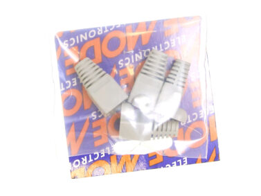 Cable Boots Cat5/RJ45 - Grey, 4/pk