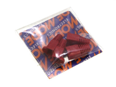 Cable Boots Cat5/RJ45 - Red, 4/pk