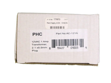 Power Supply, AC/AC - 12VAC/1A