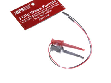 J-Clips to Breadboard sockets, 2/pk