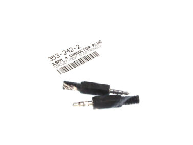 3.5mm Plug, 4 Conductor - wi Stress Relief, 2/pk