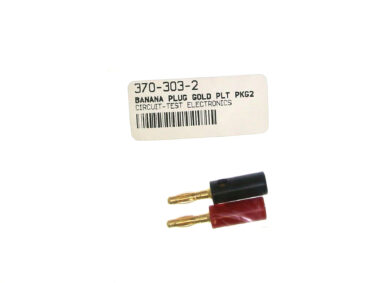 Banana Plug, Gold Plate - 2/pk